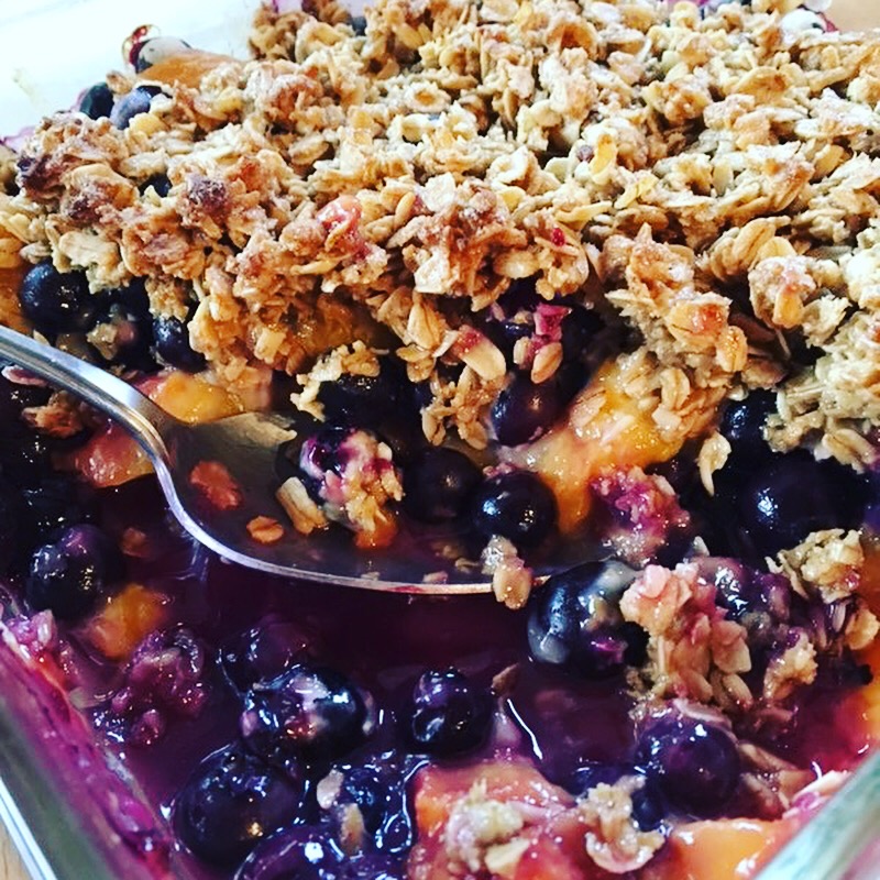 Blueberry Peach Cobbler – Galletta's Galley