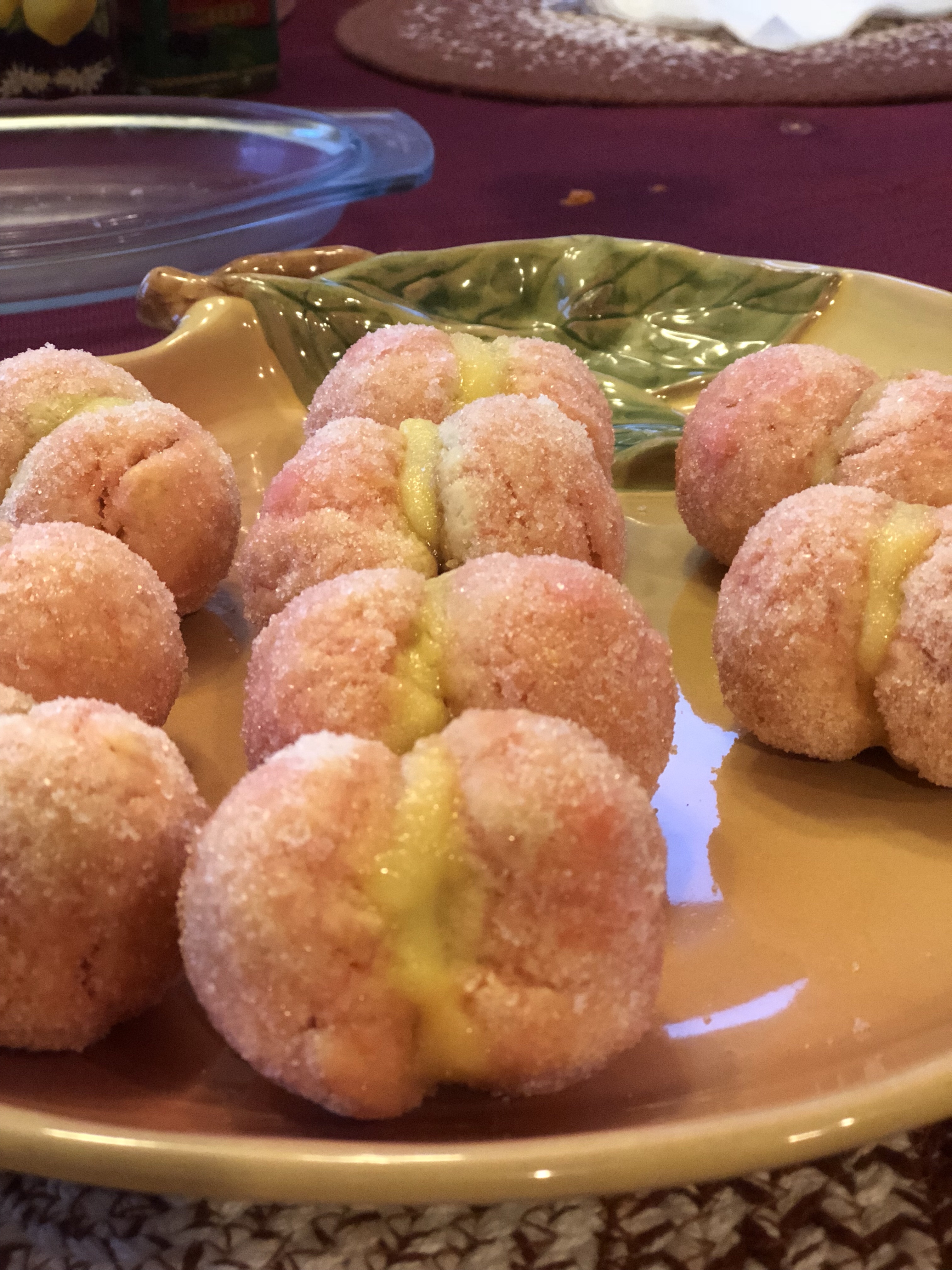 Peach Cookie with Italian Cream – Galletta's Galley